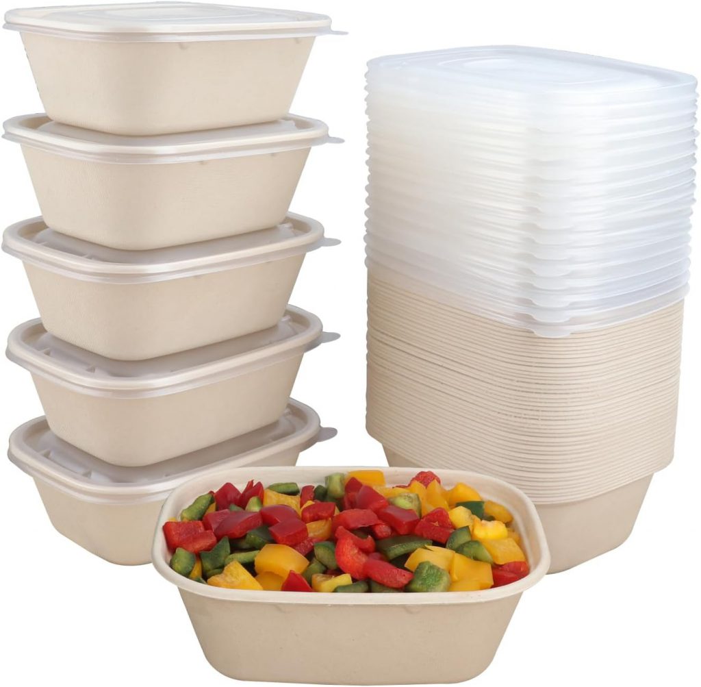 44 oz Large Bagasse Serving Platter – Oversized Compostable Party & Buffet Tray