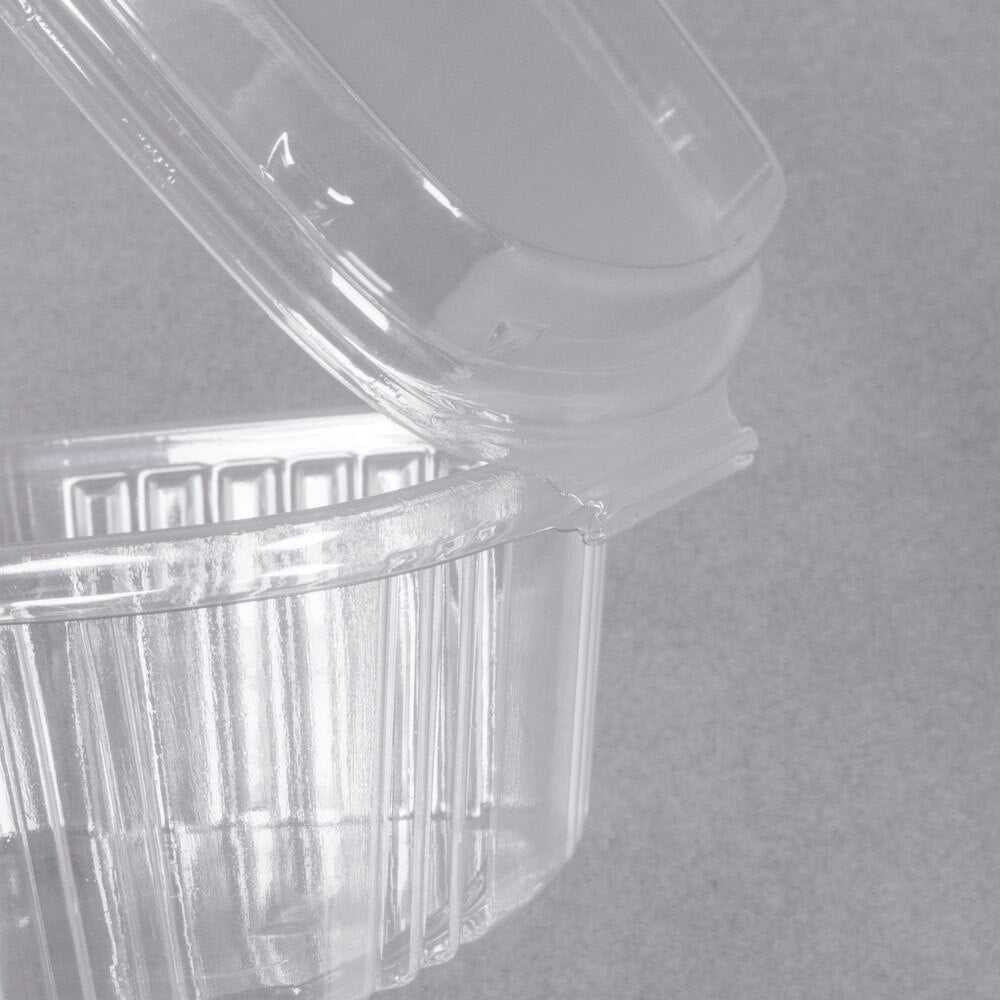 16 oz Clear Food Storage Container – Rectangular Deli & Meal Prep Tub with Lid