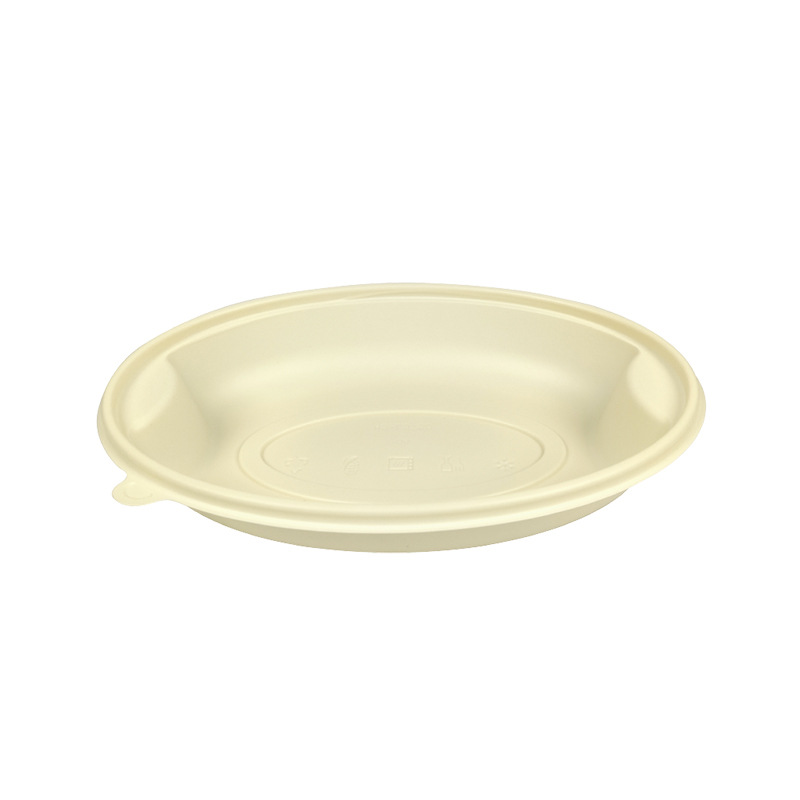 Oval Cornstarch Food Tray – Eco Oval Serving & Protein Tray