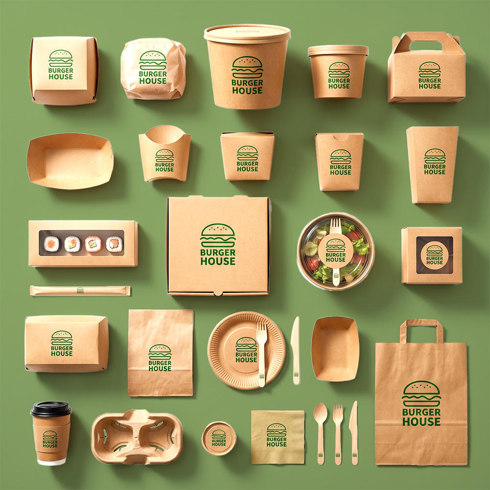 Kraft Paper Food Bag – Grease-Proof Snack & Takeaway Packaging