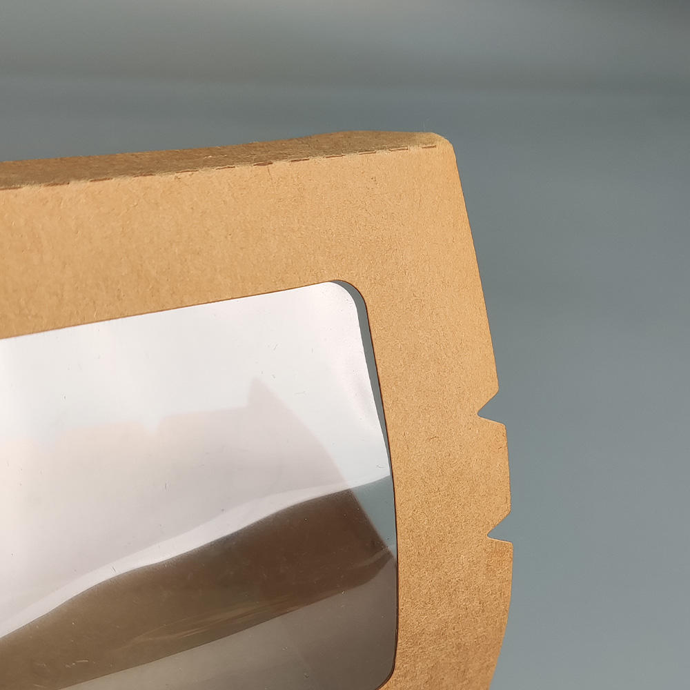 Kraft Paper Food Box with Clear Window – Display Packaging for Bakery & Pastry